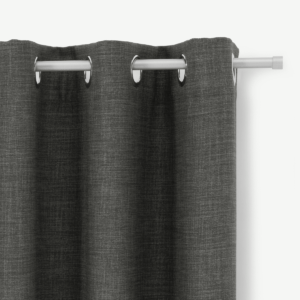 Wells Blackout Pair of Curtains, 135 x 260 cm, Charcoal Grey