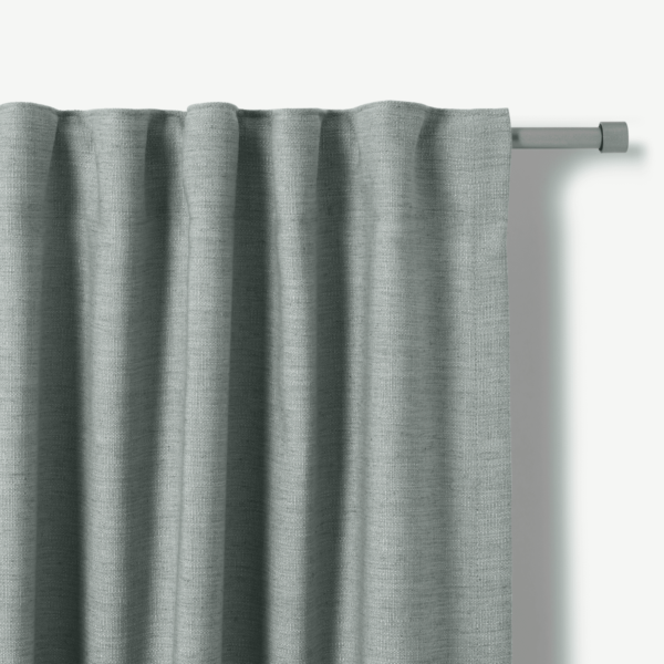 Elena Lined Pair of Curtains, 150 x 260 cm, Grey Blue