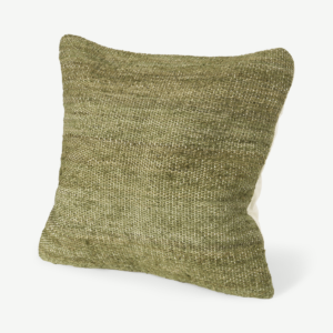 Lambari Jute Cushion, 45 x 45 cm, Green